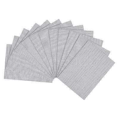 12Pcs Rectangle Glass Fiber Net Patches FIND-WH0428-09A-1