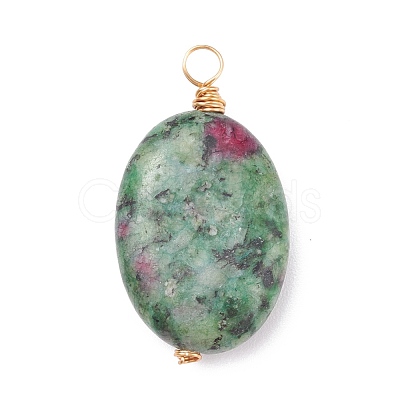 Natural Mixed Stone Pendant PALLOY-JF01072-1