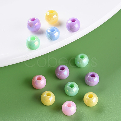 Opaque Acrylic Beads MACR-S370-D6mm-M1-1