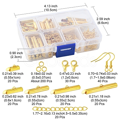 DIY Earring Making Finding Kit DIY-FS0003-56-1