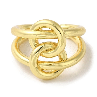 Rack Plating Brass Cuff Rings RJEW-H228-18G-1