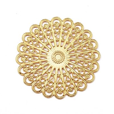 Brass Filigree Joiners FIND-TAC0002-037G-1