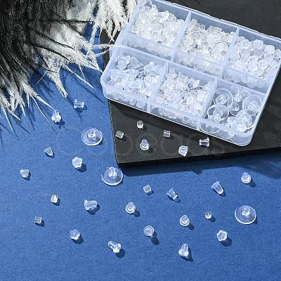 443Pcs 6 Style Plastic Ear Nuts Sets KY-YW0001-56-1