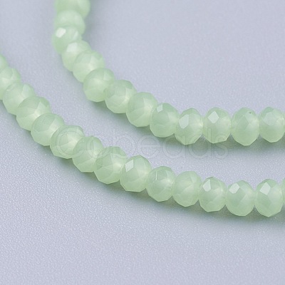 Imitation Jade Glass Beads Strands X-GLAA-G045-A11-1