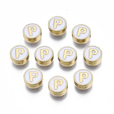 Alloy Enamel Beads X-ENAM-N052-006-01P-RS-1