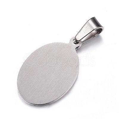 Non-Tarnish 304 Stainless Steel Pendants STAS-G102-38P-1