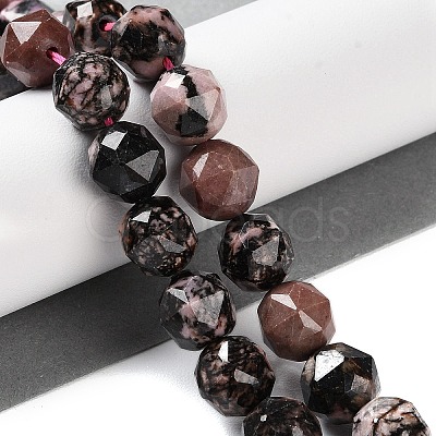 Natural Rhodonite Beads Strands G-NH0021-A19-02-1