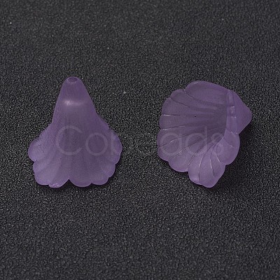 Transparent Acrylic Bead Caps X-PL551-C08-1