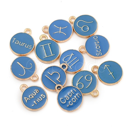 Alloy Enamel Pendants ENAM-XCP0001-45A-01-1