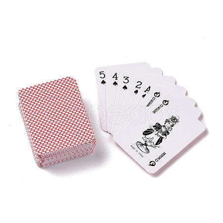 Mini Paper Pokers AJEW-P096-02-1