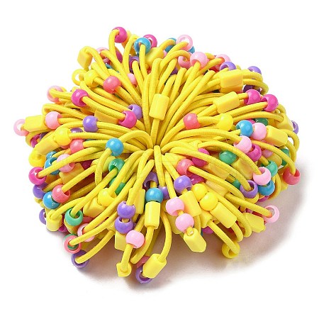 Colorful Nylon Elastic Hair Ties for Girls Kids MRMJ-P017-01D-1