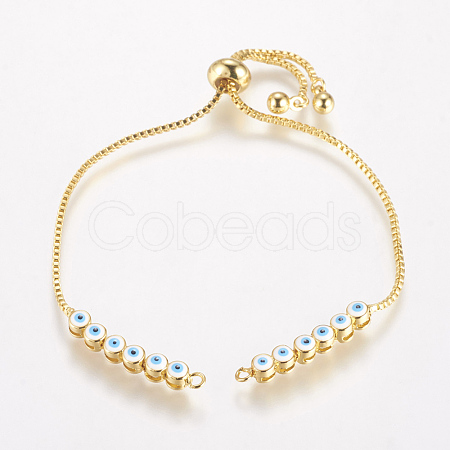 Brass Chain Bracelet Making MAK-P007-01B-02G-1