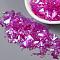 Plastic Candy Sequins/Paillette Chip, UV Resin Filler, for Epoxy Resin Jewelry Making, Deep Pink, 2~20x2~16mm, about 20g/bag