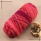 5-Ply Milk Cotton Knitting Acrylic Fiber Yarn, for Weaving, Knitting & Crochet, Red, 2.5mm