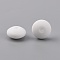 Food Grade Eco-Friendly Silicone Abacus Beads, Chewing Beads For Teethers, DIY Nursing Necklaces Making, White, 12x6.5mm, Hole: 2mm