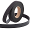 2M PVC Imitation Leather Ribbons, for Clothes, Bag Making, Black, 12.5mm, about 2.19 Yards(2m)/Roll