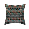 Boho Cloth Pillow Covers, Square Pillow Cases for Home Decor Living Room Bed Couch, Light Cyan, 450x450mm