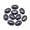 Synthetic Blue Goldstone Cabochons, Dyed, Oval, 40x30x7~8mm