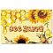 Rectangle Metal Iron Sign Poster, for Home Wall Decoration, Bees Pattern, 300x200x0.5mm