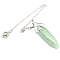 Natural Aventurine Bullet Cone Pointed Dowsing Pendulums, 230mm