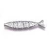 Alloy Fish Beads PALLOY-A13083-AS-NR-1