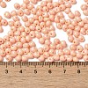 6/0 Opaque Baking Paint Glass Seed Beads SEED-M012-02A-18-4