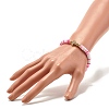 Polymer Clay Heishi Beads Stretch Bracelet for Women BJEW-JB07207-03-3