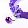 Adjustable Polyester Lace Dog/Cat Collar MP-K001-B06-2