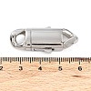 304 Stainless Steel Bayonet Clasps STAS-M325-08P-3