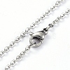 Non-Tarnish 304 Stainless Steel Pendant Necklaces NJEW-E147-11P-3