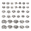 180Pcs 18 Style Tibetan Style Alloy Bead Caps Sets TIBE-TA0001-26-10