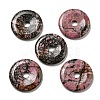 Natural Rhodonite Pendants G-P532-01A-07-1