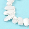 Electroplated Shell Pearl Beads Strands BSHE-C007-B01-01-4