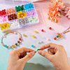 Cheriswelry 360Pcs 12 Style Imitation Jade Glass Beads Strands DGLA-CW0001-01-7