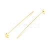 Brass Star Head Pins KK-I690-03G-3