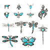 13pcs 13 style Tibetan Style Alloy Pendants FIND-TA0002-36-12