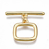 Brass Toggle Clasps KK-T063-100G-NF-1