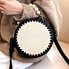 Fingerinspire Flat Round & Oval Wood Knitting Crochet Bottoms DIY-FG0005-02-7