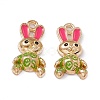 Alloy Enamel Pendants ENAM-C006-06G-04-2