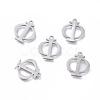 Non-Tarnish 304 Stainless Steel Charms STAS-L263-05P-1