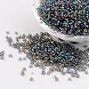 Round Trans. Colors Rainbow Glass Seed Beads X-SEED-A007-2mm-172-1