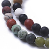 Natural Mixed Gemstone Beads Strands G-F668-09-6mm-3