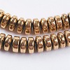 Electroplate Non-magnetic Synthetic Hematite Beads Strands G-I195-4mm-16-A-3