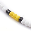 Round Opaque Colours Glass Seed Beaded Necklaces NJEW-JN03363-05-2