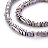 Electroplate Non-magnetic Synthetic Hematite Beads Strands G-T061-144D-3