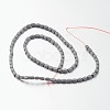 Non-magnetic Synthetic Hematite Bead Strands G-F300-40B-F09-2