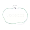 Electroplate Glass Beaded Necklaces NJEW-JN02793-05-1