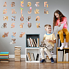 Translucent PVC Self Adhesive Wall Stickers STIC-WH0015-085-3