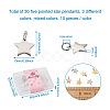 Kissitty 30Pcs 3 Colors 304 Stainless Steel Charms STAS-KS0001-15-3