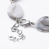 Bracelets & Earrings & Necklaces Jewelry Sets SJEW-JS01046-6